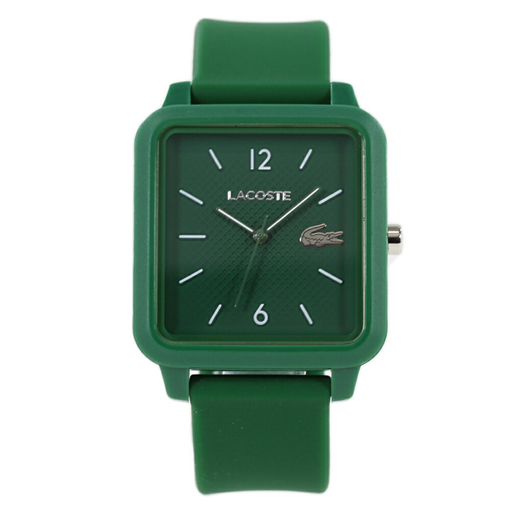 LACOSTE 2011250 メンズ ワニ スクエア アナログ 3針 腕時計 プレゼント ギフト 1年保証 送料無料
