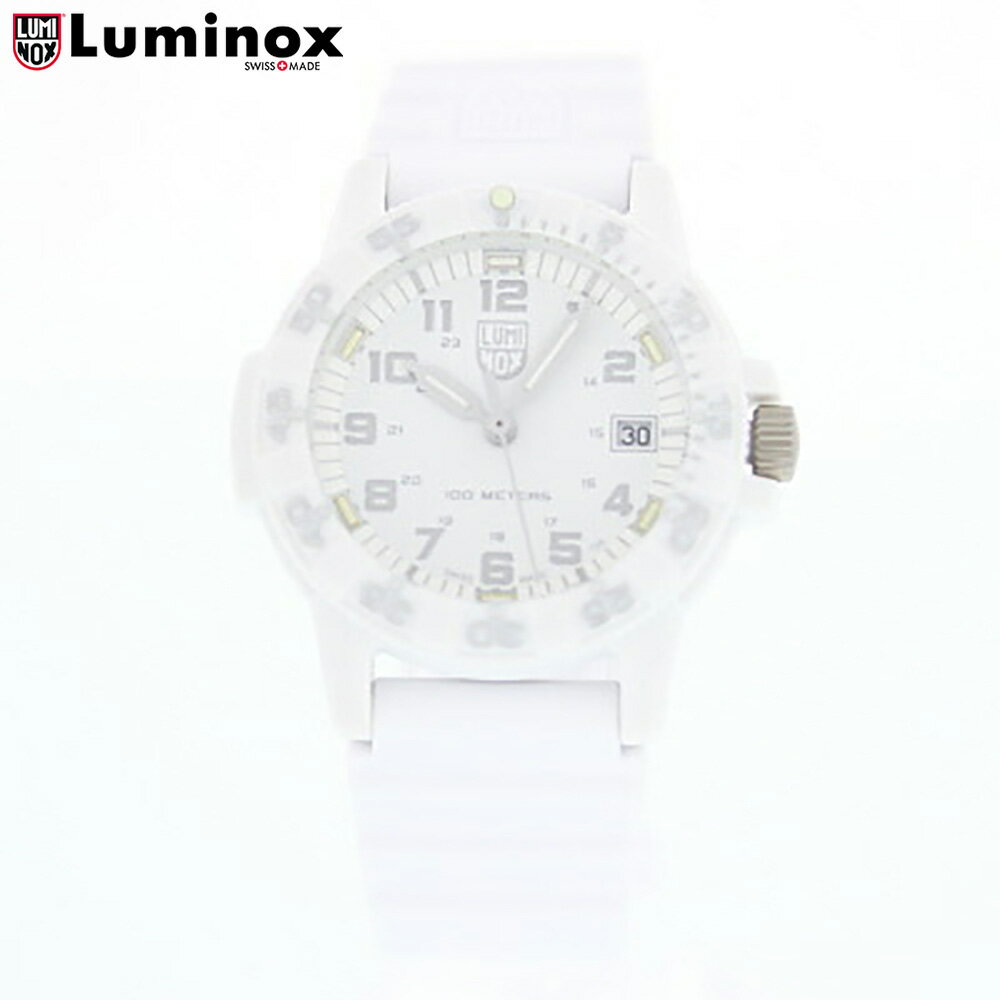 LUMINOX ルミノックス 0307 WhiteoutLEATHERBACK SEA TURTLE 0300 SERIES レザーバック シータートル ホワイトアウト 腕時計 メンズ レディース ユニセックス 39mm ラバー アナログ クオーツ