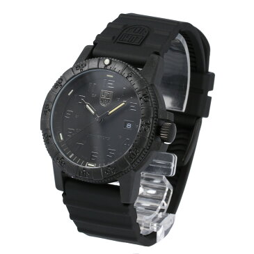 LUMINOX / ルミノックス 0321 Blackout.L LEATHERBACK SEA TURTLE GIANT 0320 SERIES ブラックアウト シータートル ジャイアント 腕時計 メンズ カーボン オールブラック ラバー 防水 【あす楽対応_東海】