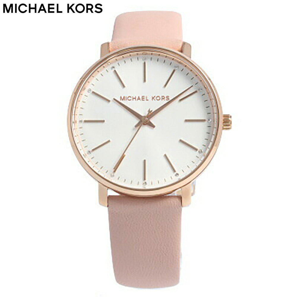 MICHAEL KORS マイケル コース PYPER パイパー MK2741腕時計 時計 レディース レザー ピンク ローズゴールド カジュアル クオーツプレゼント ギフト 1年保証 送料無料