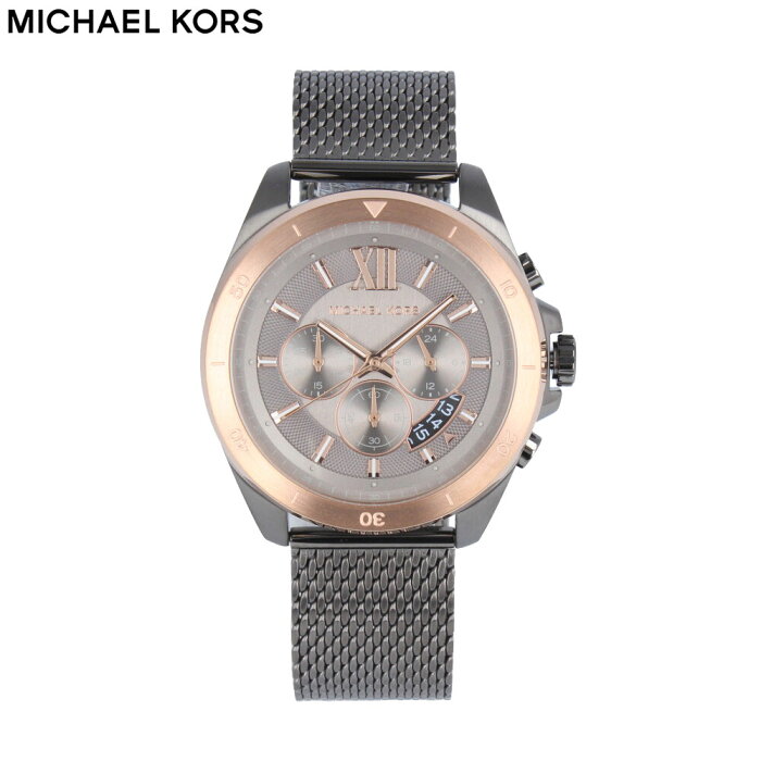 SSで使える5%OFFクーポン配布中！MICHAEL KORS マイケルコース腕時計 時計 メンズ クオーツ アナログ クロノグラフ ステンレス メッシュ グレー ガンメタ ピンクゴールド mk8868プレゼント ギフト 1年保証 送料無料