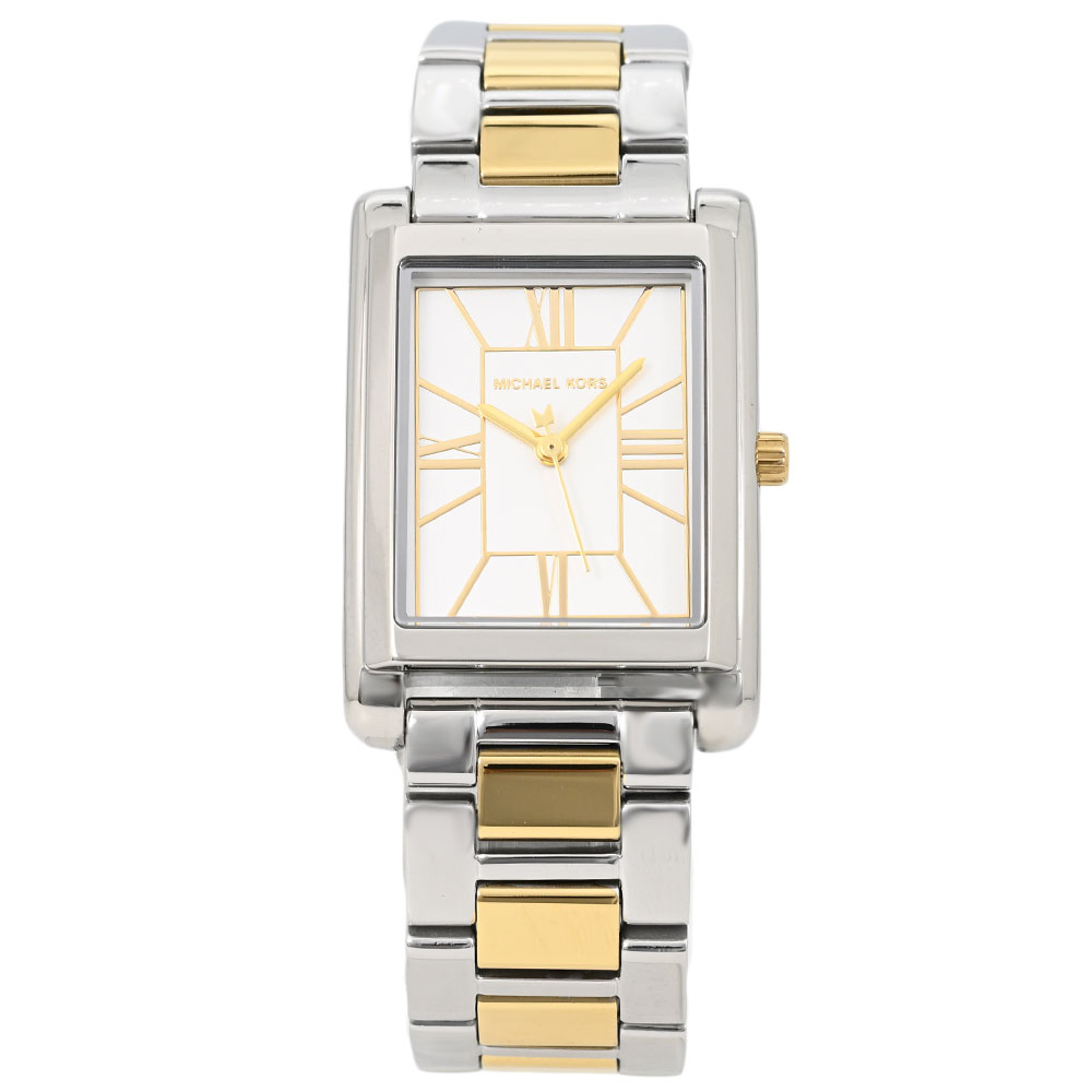 Rakuten - MICHAEL KORS マイケルコース MK4967 アナログ クオーツ ESSEX　エセックス　シルバー/ゴールド レディース腕時計 プレゼント ギフト 1年保証 送料無料