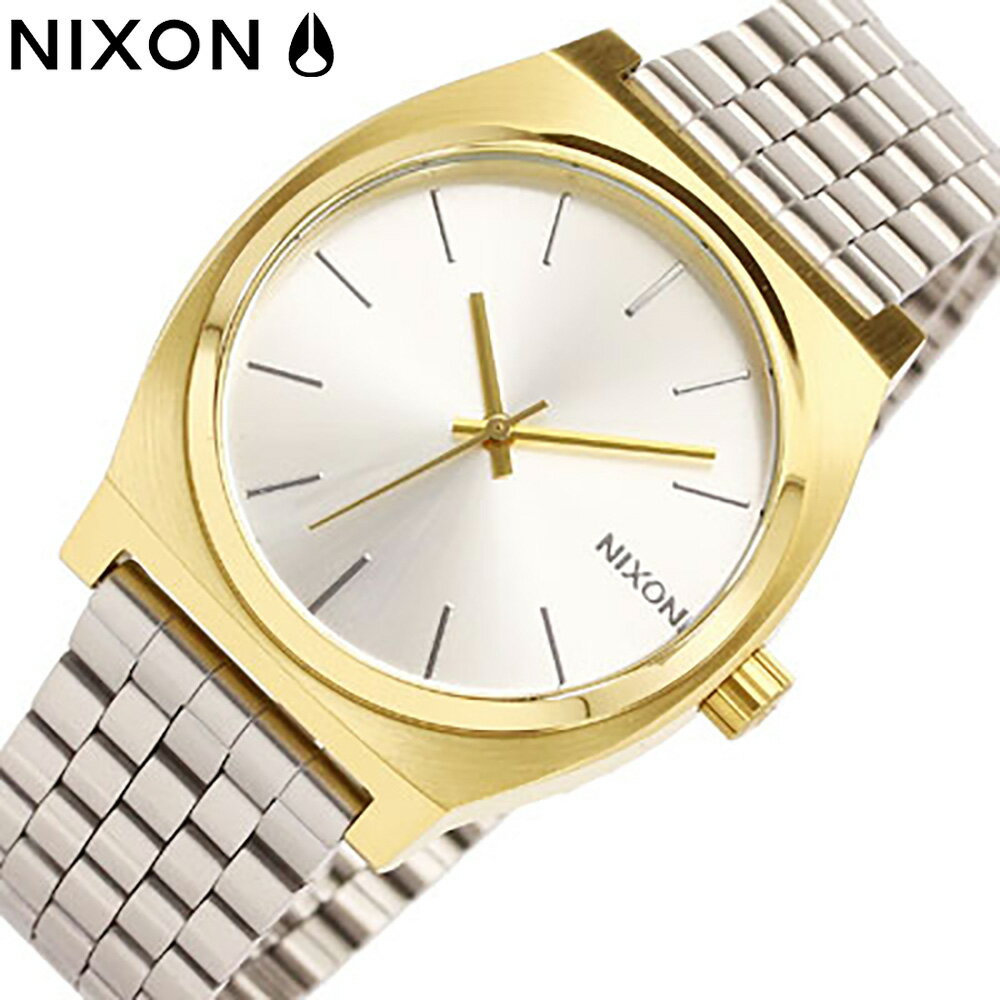 NIXON ニクソン A0452062 TIME TELLER タイムテラー腕時計 時計 メンズ ユニセックス メタル ステンレス シルバー ゴールド クオーツプレゼント ギフト 1年保証 送料無料