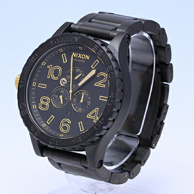 NIXON ニクソン THE 51-30 CHRONO フィフティワンサーティ クロノ A0831041腕時計 時計 メンズ クロノグラフ メタル ステンレス ブラック 防水 カジュアルプレゼント ギフト 1年保証 送料無料