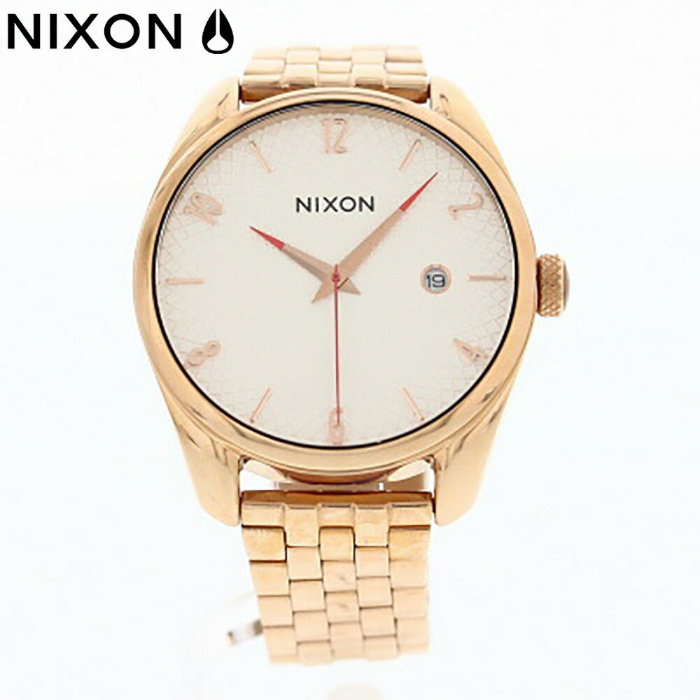 【訳あり】【アウトレット】NIXON ニクソン A4182183腕時計 時計 メンズ メタル ステンレス ゴールド アイボリー クオーツプレゼント ギフト 1年保証 送料無料