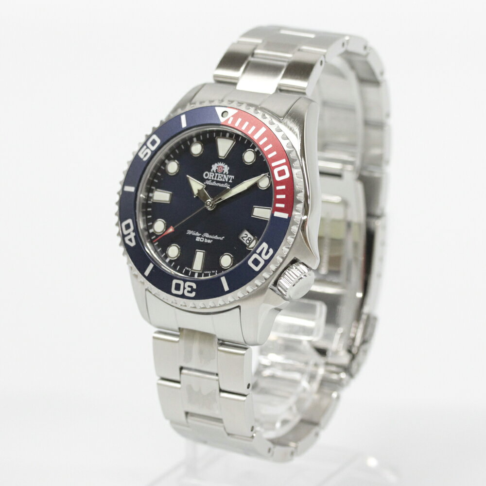 ORIENT Mako RN-AC0K03L マコ メンズ アナログ ダイバーデザイン ネイビー 機械式 オートマティック 腕時計 プレゼント ギフト 1年保証 送料無料