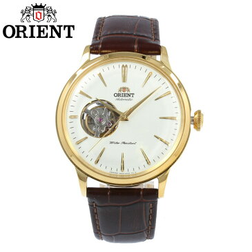 【全商品ポイント10倍！楽天スーパーセール】ORIENT / オリエント RN-AG0006S CLASSIC クラシック 腕時計 メンズ 自動巻き レザー ゴールド セミスケルトン シースルーバック 【あす楽対応_東海】