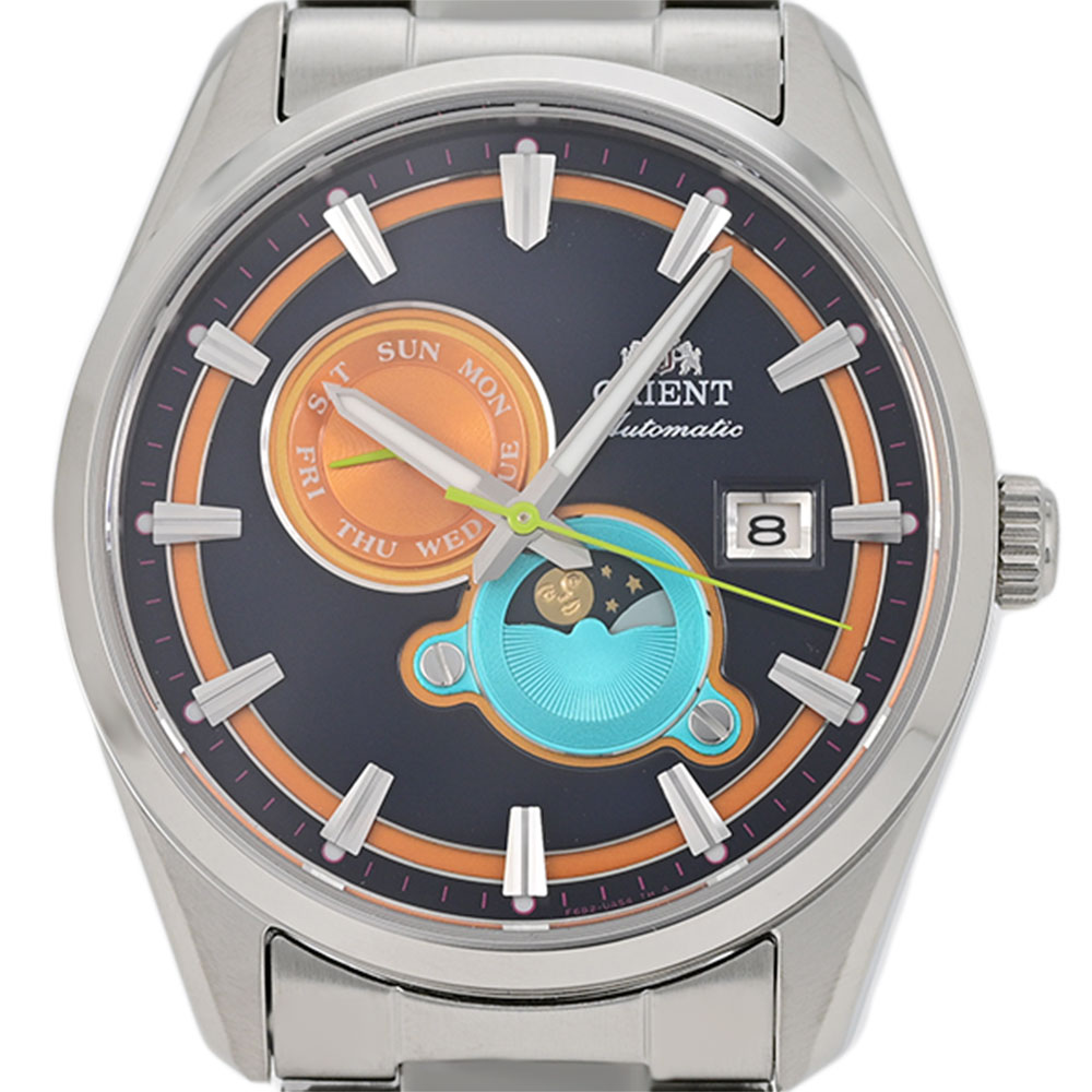 ORIENT オリエント RN-AK0316L アナログ 自動巻き Stretto Sun & Moon 2026年春夏シーズン限定モデル サンアンドムーン メンズ腕時計 プレゼント ギフト メーカー1年保証 送料無料