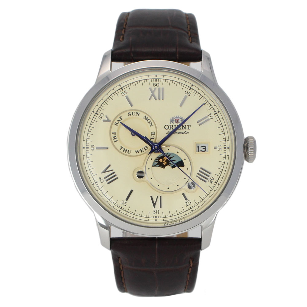 特徴 駆動方式 自動巻き 機能 平均日差 +25 ? -15秒 (静的精度) 防水 日常生活防水 サイズ 本体サイズ 縦×横×厚：約47×41.5×14.2mm 重さ 約76g バンドサイズ 最小〜最大：約15〜19cm 素材 風防素材 無...