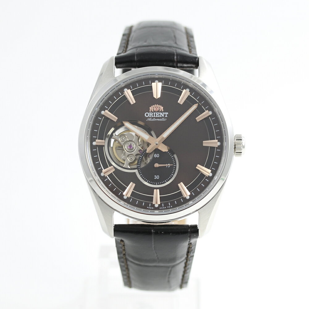 Rakuten - 【SSクーポン配布中】ORIENT RN-AR0004YContemporary セミスケルトン コンテンポラリーコレクション 革ベルト腕時計 プレゼント ギフト 1年保証 送料無料