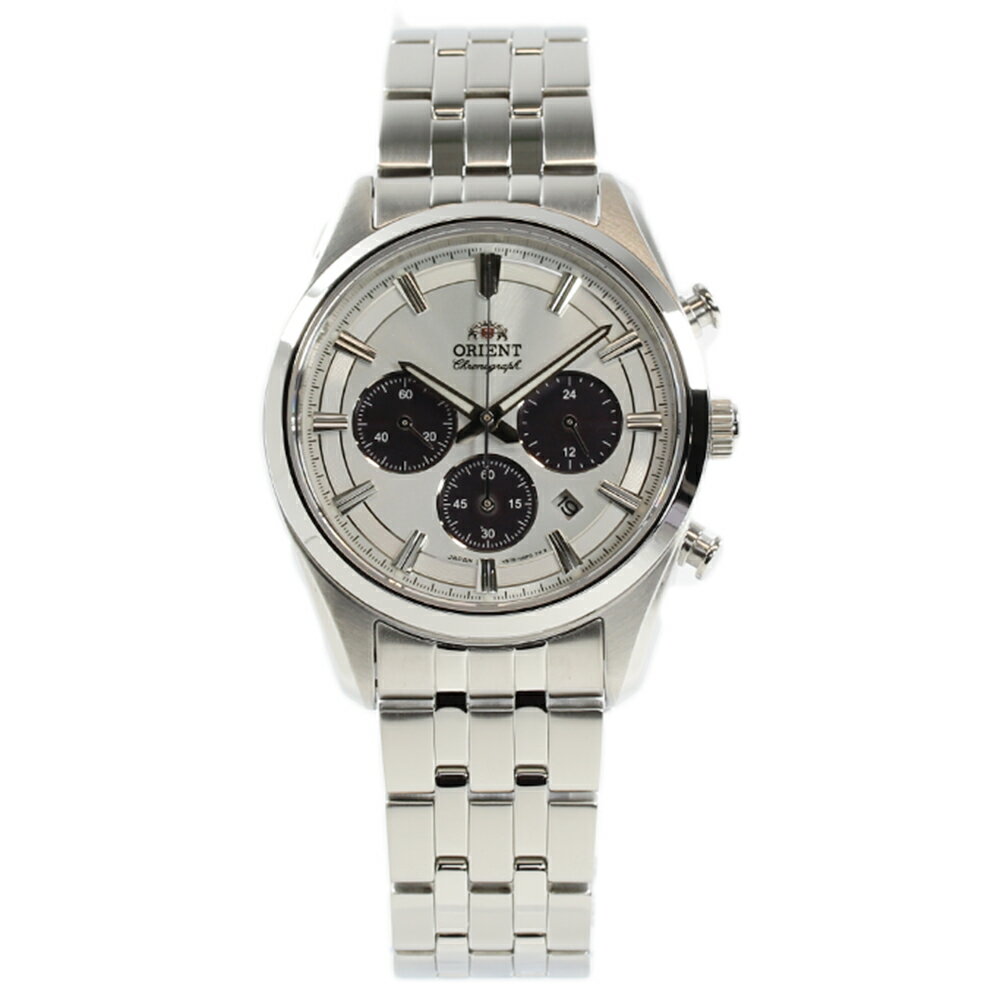 ORIENT RN-TX0305S Contemporary　コンテンポラリー　ソーラーバッテリー　シルバー　メンズ　サファイアクリスタル 腕時計 プレゼント ギフト 1年保証 送料無料(2.0)