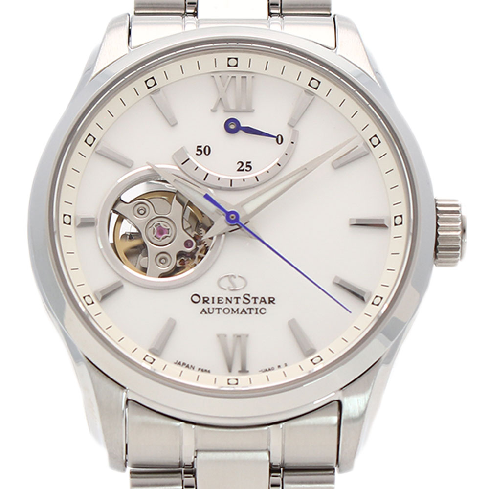 時計倉庫TOKIAのORIENT ORIENT STAR RE-AT0003S アナログ 自動巻き コンテンポラリー セミスケルトン　ホワイト メンズ腕時計 プレゼント ギフト メーカー2年保証 送料無料｜アングル3
