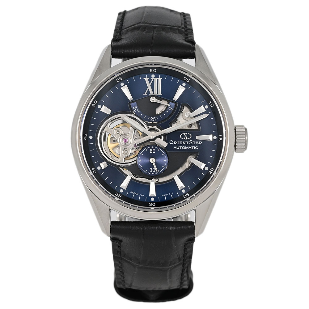 樂天商城 - ORIENT ORIENT STAR RE-AV0005L アナログ 自動巻き セミスケルトン　ネイビー メンズ腕時計 プレゼント ギフト メーカー2年保証 送料無料
