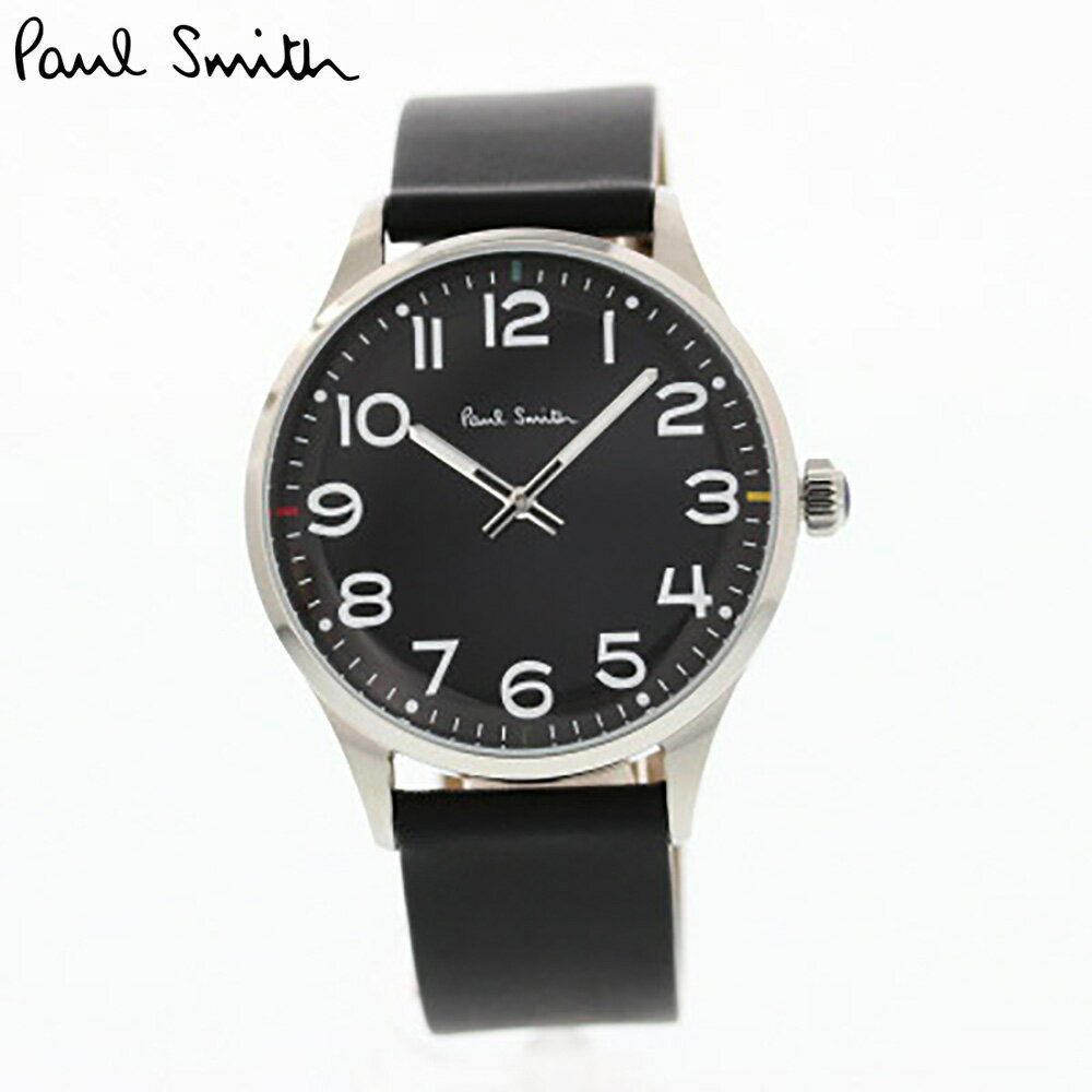 Paul Smith / ポールスミス P10061 腕時計 メンズ レザー ブラックPaul Smith / ポールスミス P10061 腕時計 メンズ レザー ブラック