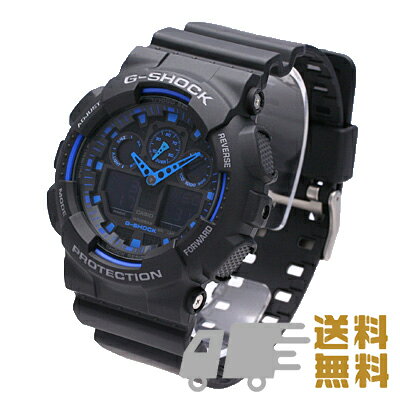 【全商品ポイント10倍！楽天お買い物マラソン】CASIO / カシオ G-SHOCK ジーショックGA-100-1A2 / アナデジコンビネーションモデル ブラック 【あす楽対応_東海】 【28日01:59迄】