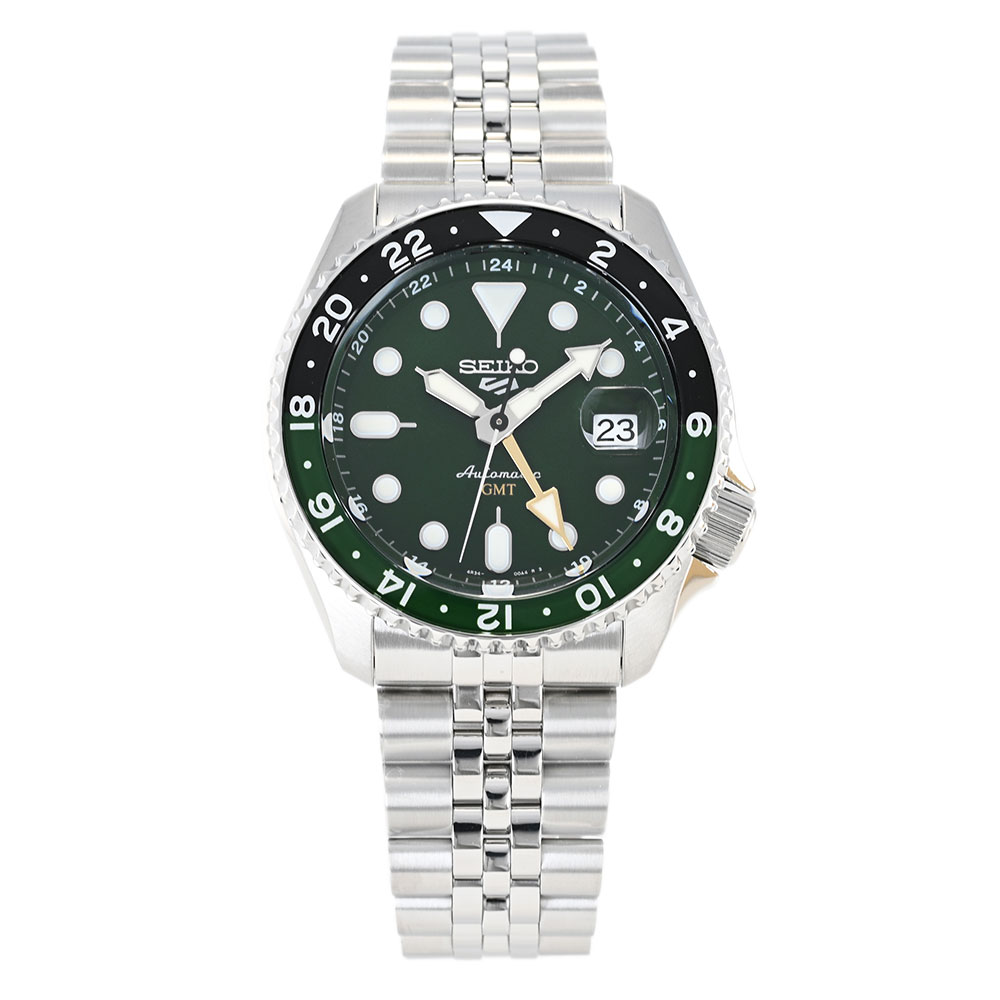 Rakuten - SEIKO 5 Sports SSK035K1 アナログ 自動巻き SKX series　グリーン　ファイブスポーツ　GMT メンズ腕時計 プレゼント ギフト 1年保証 送料無料