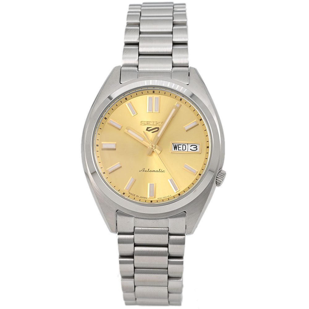 Rakuten - SEIKO セイコー SBSA295 アナログ 自動巻き 5スポーツ　SNXS series　ゴールド メンズ腕時計 プレゼント ギフト 3年保証 送料無料