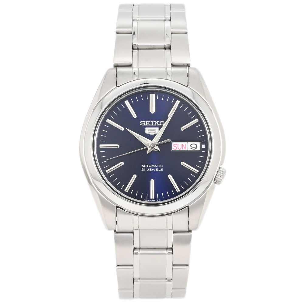 Rakuten - SEIKO セイコー SNKL43K1 アナログ 自動巻き SEIKO 5 ネイビー メンズ腕時計 プレゼント ギフト 1年保証 送料無料