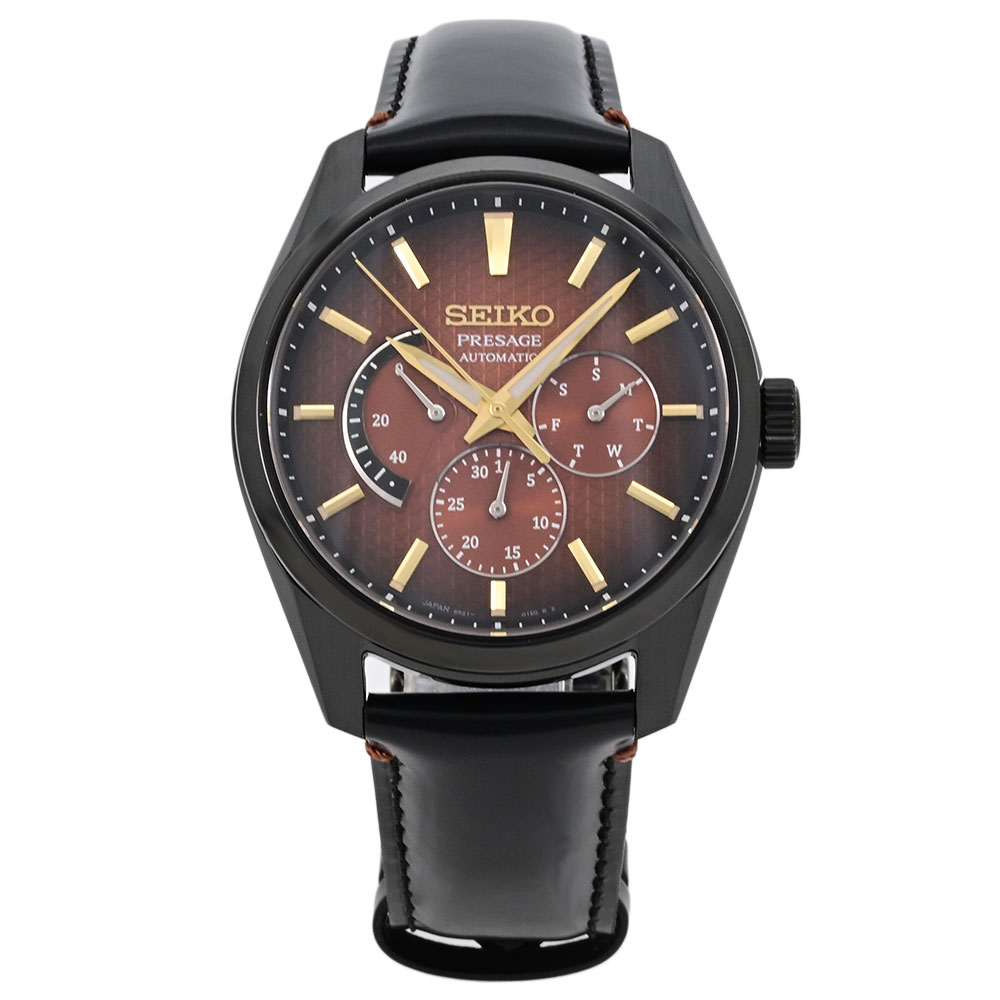 SEIKO PRESAGE SPB329J1 アナログ 自動巻き プレザージュ　Sharp Edged Series Kabuki-inspired Limited Edition　2,000 本　歌舞伎 メンズ腕時計 プレゼント ギフト 1年保証 送料無料