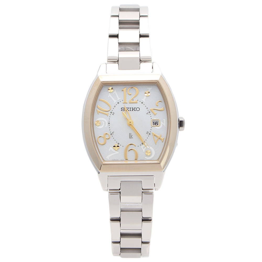 樂天商城 - SEIKO LUKIA SSQW100 アナログ 電波ソーラー ルキア Happy Collection レディース腕時計 プレゼント ギフト メーカー3年保証 送料無料