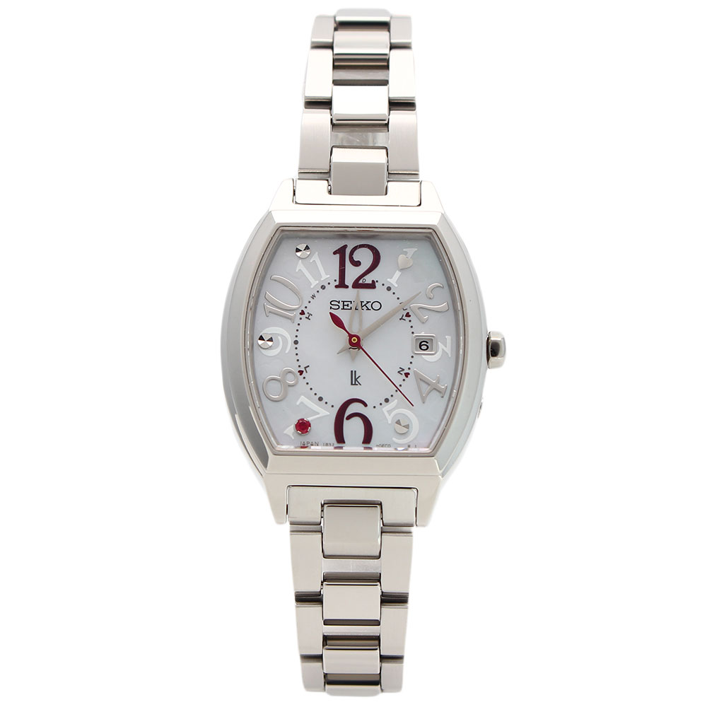 Y - SEIKO LUKIA HEE002J アナログ 電波ソーラー Happy Collection レディース腕時計 プレゼント ギフト 1年保証 送料無料
