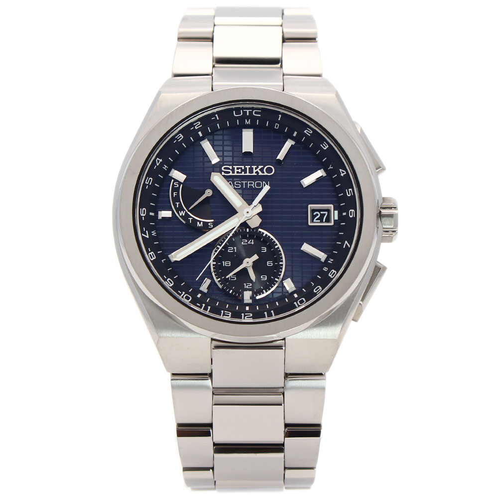 樂天商城 - SEIKO ASTRON SBXY065 アナログ 電波ソーラー アストロン　ネクスター　NEXTER　シルバー　ブルー メンズ腕時計 プレゼント ギフト メーカー3年保証 送料無料