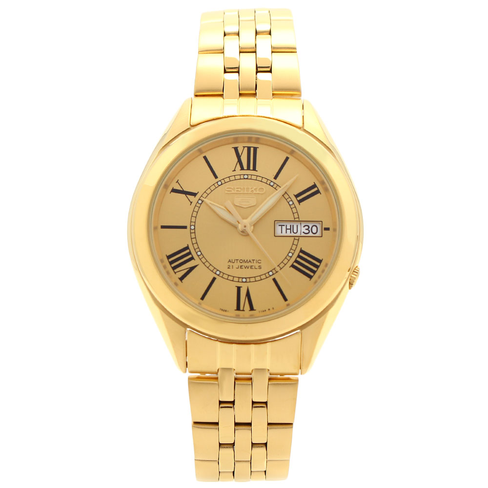 Rakuten - SEIKO 5 / セイコー ファイブ SNKL38K 腕時計 メンズ 自動巻き 機械式 オートマチック ゴールドSEIKO 5 / セイコー ファイブ SNKL38K1 腕時計 メンズ 自動巻き 機械式 オートマチック ゴールド