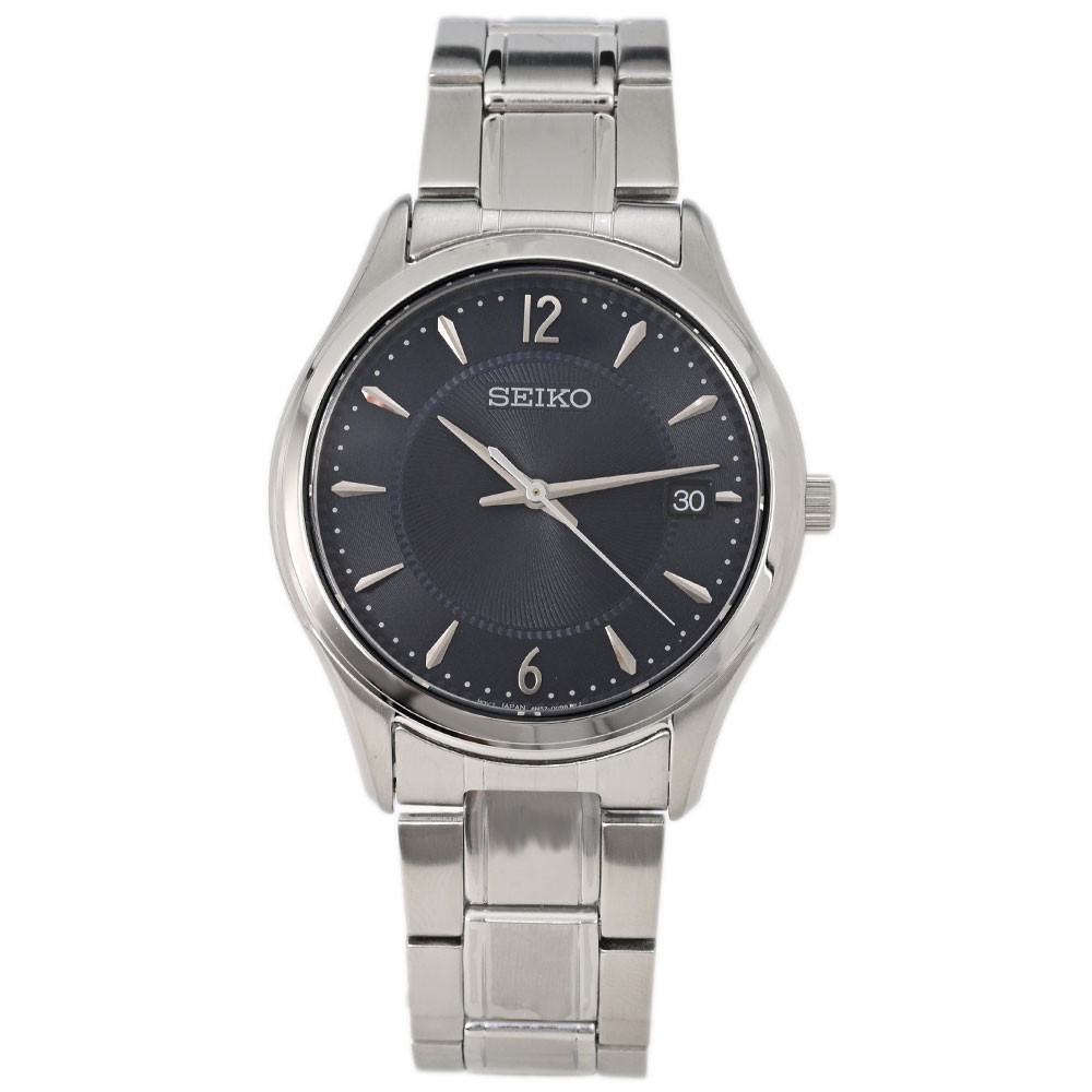 樂天商城 - SEIKO セイコー腕時計 時計 メンズ クオーツ アナログ 3針 ステンレス メタル シルバー ネイビー SUR419Pプレゼント ギフト 1年保証 送料無料