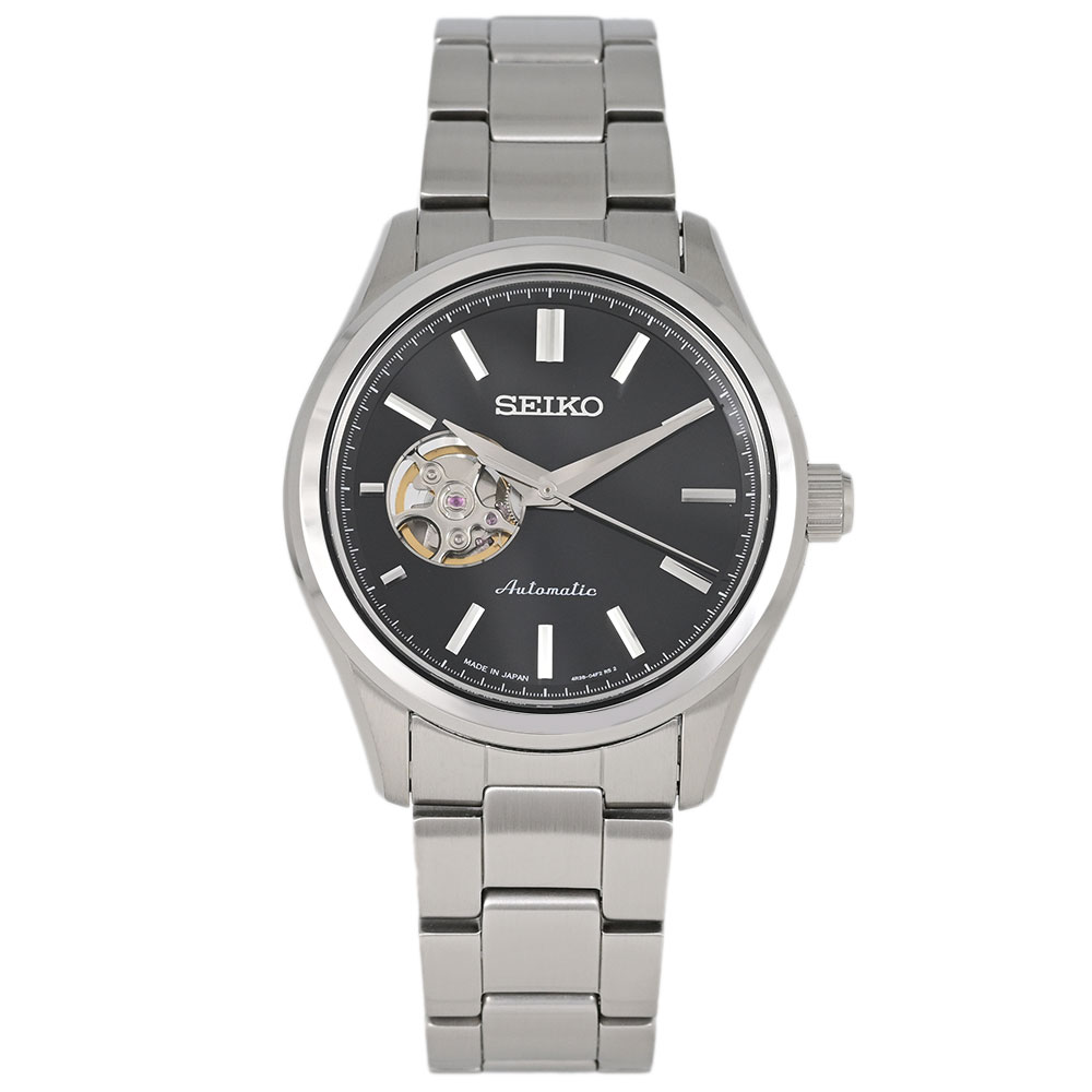 樂天商城 - SEIKO SELECTION HFB003J アナログ 自動巻き セイコー　セレクション　メカニカル　Sシリーズ　シルバー　ブラック メンズ腕時計 プレゼント ギフト メーカー3年保証 送料無料 国内モデル