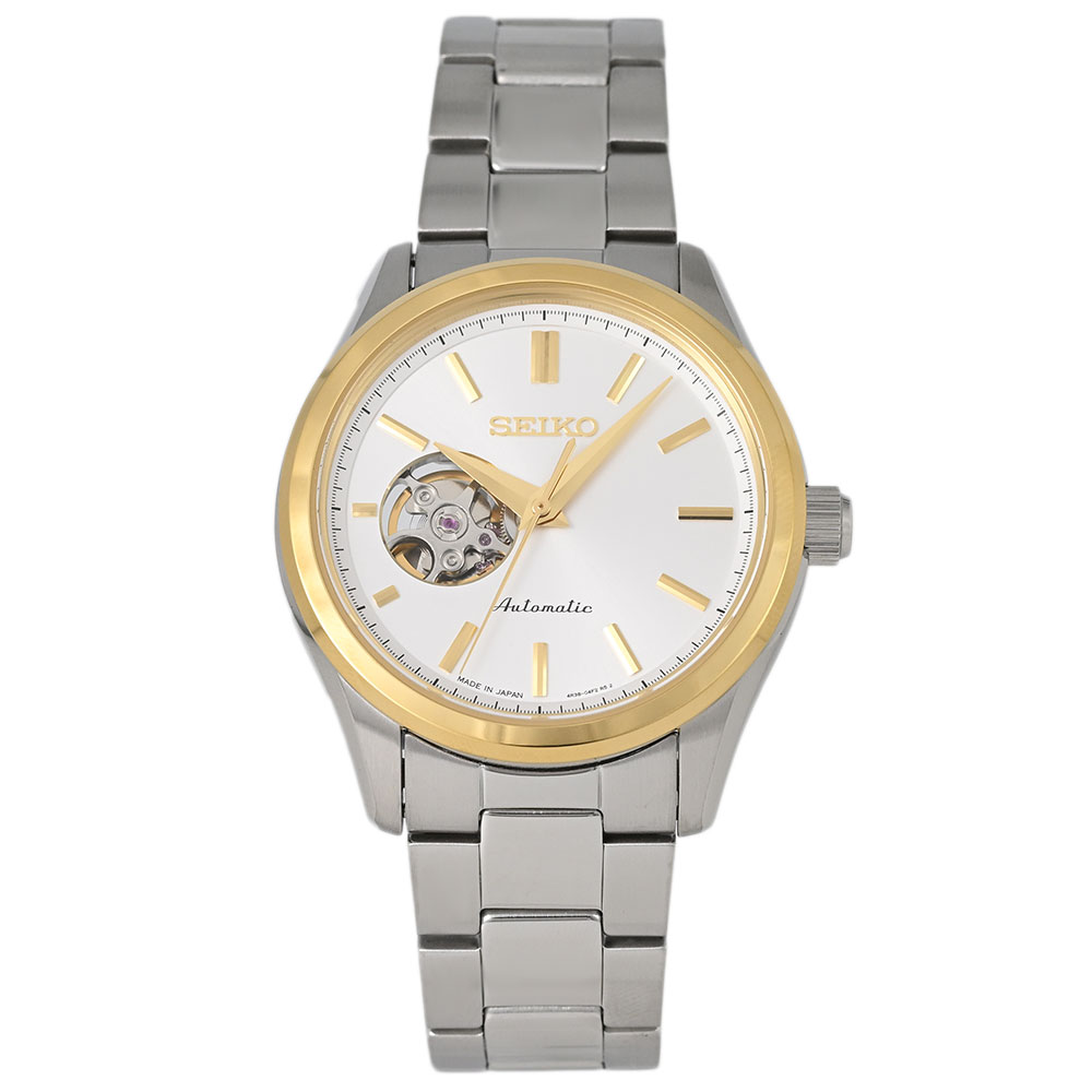 樂天商城 - SEIKO SELECTION HFB004J アナログ 自動巻き セイコー　セレクション　メカニカル　Sシリーズ　シルバー　ゴールド メンズ腕時計 プレゼント ギフト メーカー3年保証 送料無料 国内モデル