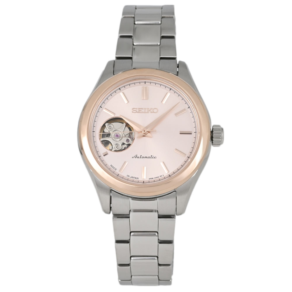 樂天商城 - SEIKO SELECTION HFB010J アナログ 自動巻き セイコー　セレクション　メカニカル　Sシリーズ　シルバー　ローズゴールド レディース腕時計 プレゼント ギフト メーカー3年保証 送料無料 国内モデル