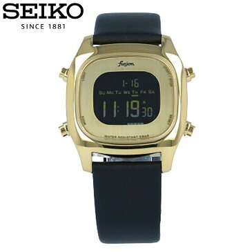 SEIKO セイコー / fusion フュージョン ALBA アルバ AFSM403腕時計 メンズ レディース ユニセックス デジタル レザー ゴールド 【あす楽対応_東海】
