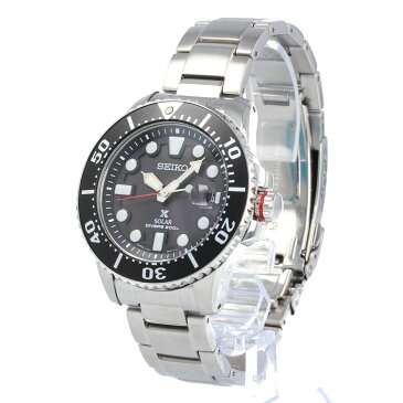 【全商品ポイント10倍!楽天スーパーセール】SEIKO PROSPEX / セイコー プロスペックス SBDJ017 ダイバースキューバ ソーラー 腕時計 メンズ ステンレス ブラック シルバー 【あす楽対応_東海】
