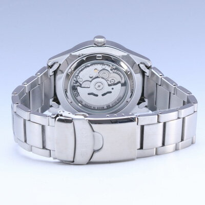 SEIKO セイコー SEIKO5 SPORTS セイコーファイブ スポーツ腕時計 時計 メンズ アナログ 自動巻き オートマティック 日本製 デイデイト ビジネス 仕事 就活 防水 ステンレス メタル ブレス シルバー 銀 ブラック 黒 SNZG13Jプレゼント ギフト 1年保証 送料無料