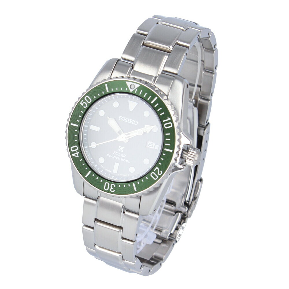 PROSPEX プロスペックス SEIKO セイコー腕時計 時計 メンズ 防水 ソーラー DIVER'S 200m ダイバーズ200m 200m潜水 アナログ 3針 ステンレス メタル シルバー グリーン SNE583Pプレゼント ギフト 1年保証 送料無料
