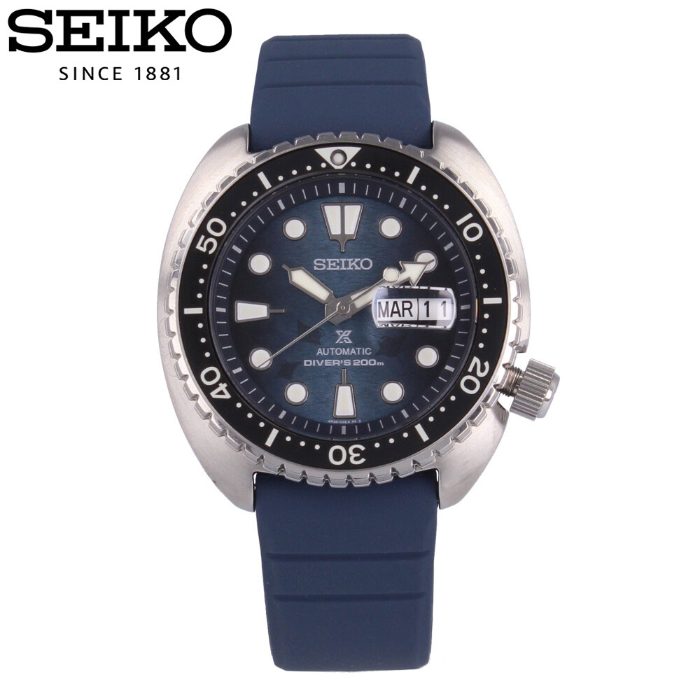 SEIKO セイコー PROSPEX プロスペックス Save The Ocean セーブ ザ オーシャン腕時計 時計 メンズ 防水 自動巻き オートマチック メカニカル ラバー ネイビー シルバー ブラック ブルー SRPF77Kプレゼント ギフト 1年保証 送料無料
