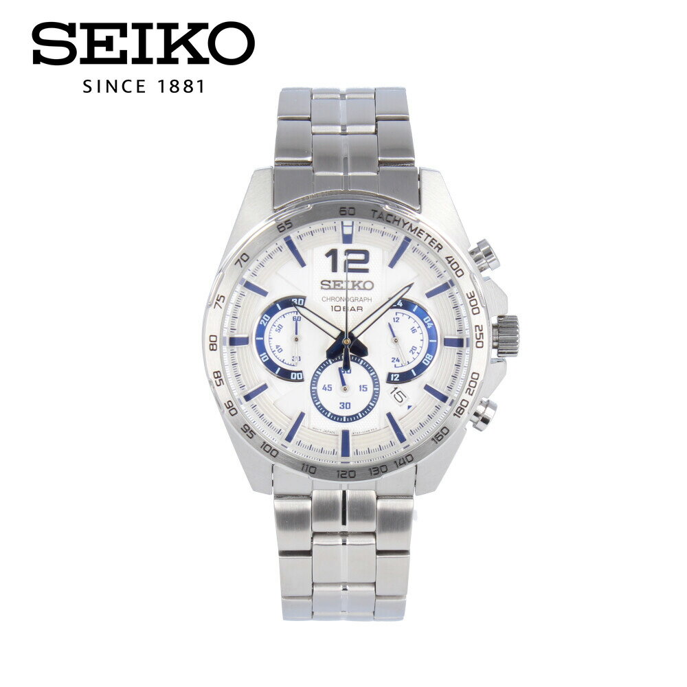 【SSクーポン配布中】SEIKO セイコー腕時計 時計 メンズ 防水 クオーツ アナログ クロノグラ ...