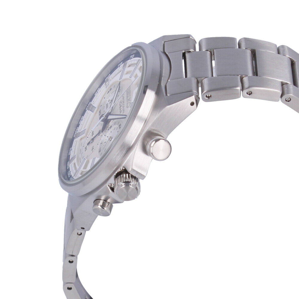 SEIKO セイコー Conceptual コンセプチュアル腕時計 時計 メンズ 防水 クオーツ アナログ クロノグラフ ステンレス メタル シルバー ホワイト SSB395Pプレゼント ギフト 1年保証 送料無料