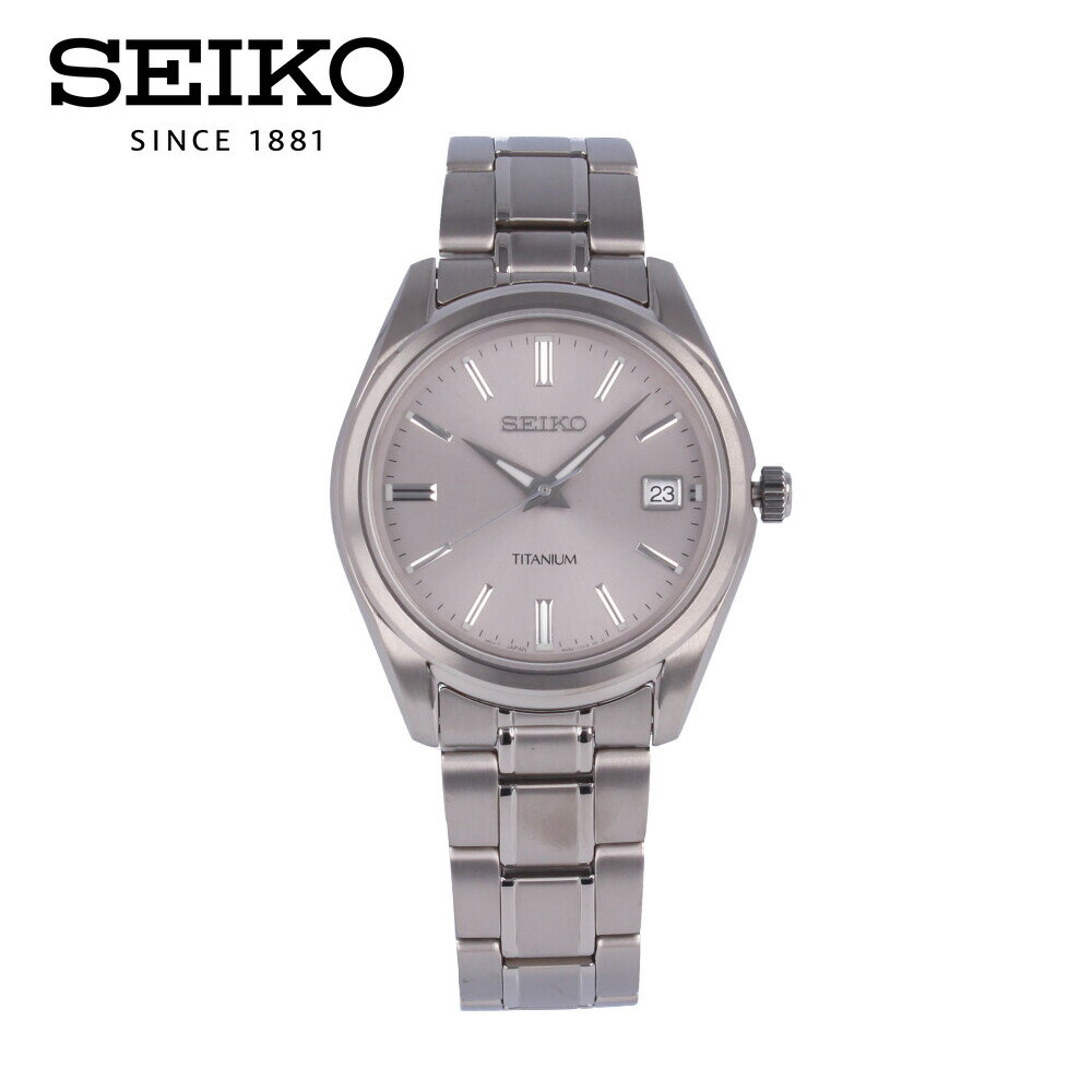 樂天商城 - SEIKO セイコー腕時計 時計 メンズ 防水 クオーツ アナログ 3針 チタン シルバー SUR369Pプレゼント ギフト 1年保証 送料無料