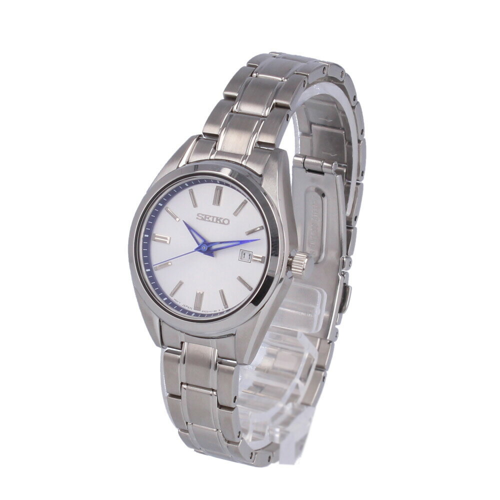 SEIKO セイコー 140周年記念限定腕時計 時計 レディース 防水 クオーツ 3針 アナログ メタル シルバー ホワイト SUR463Pプレゼント ギフト 1年保証 送料無料
