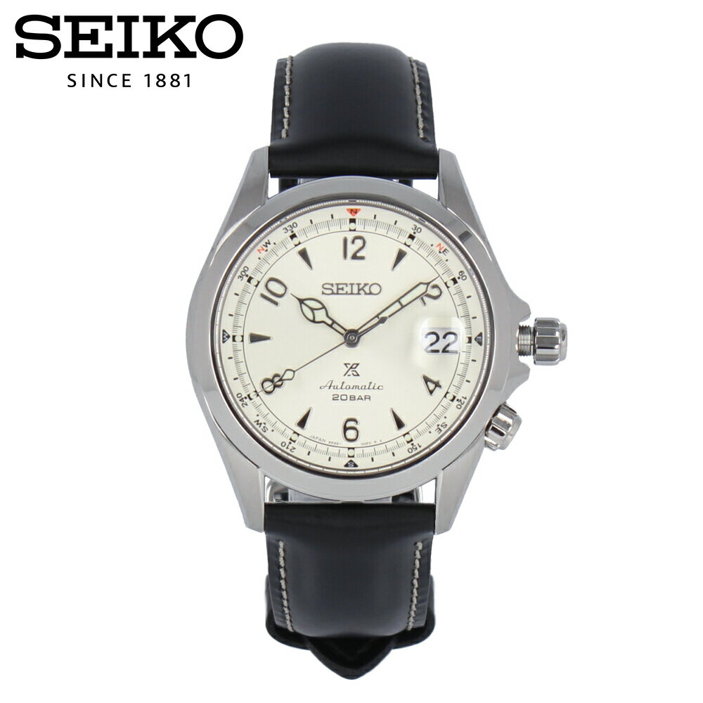 PROSPEX プロスペックス SEIKO セイコー腕時計 時計 メンズ 防水 メカニカル オートマチック 自動巻き アナログ 3針 ステンレス レザー シルバー アイボリーシルバー ブラック SPB119Jプレゼント ギフト 1年保証 送料無料