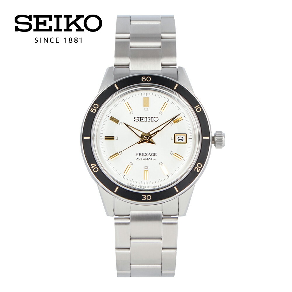 PRESAGE プレザージュ SEIKO セイコー腕時計 時計 メンズ メカニカル オートマチック 自動巻き アナログ 3針 ステンレス メタル シルバー ブラック ホワイトシルバー SRPG03Jプレゼント ギフト 1年保証 送料無料