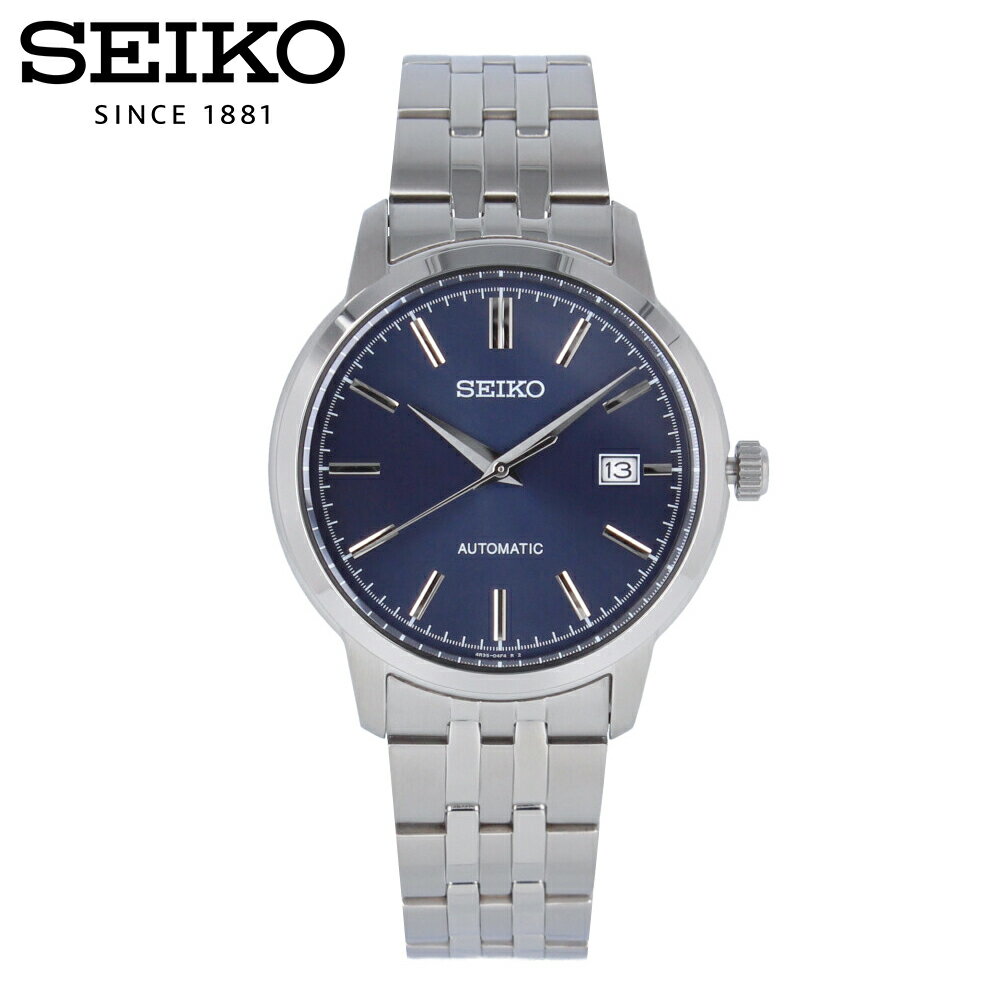 樂天商城 - SEIKO セイコー腕時計 時計 メンズ 防水 メカニカル オートマチック 自動巻き アナログ 3針 ステンレス メタル シルバー ネイビー SRPH87Kプレゼント ギフト 1年保証 送料無料
