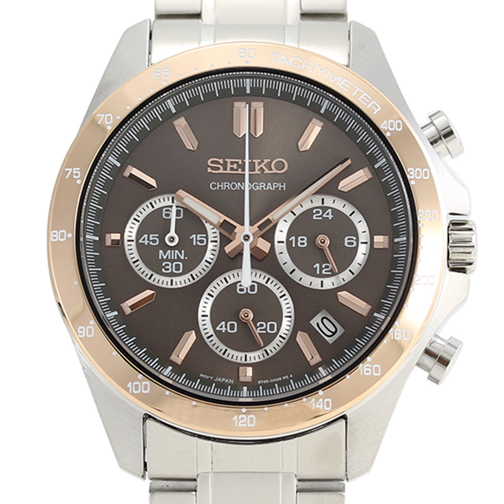 SEIKO SPIRIT SBTR026 セイコー スピリット クォーツ クロノグラフ メンズ 腕時計 プレゼント ギフト メーカー3年保証 送料無料