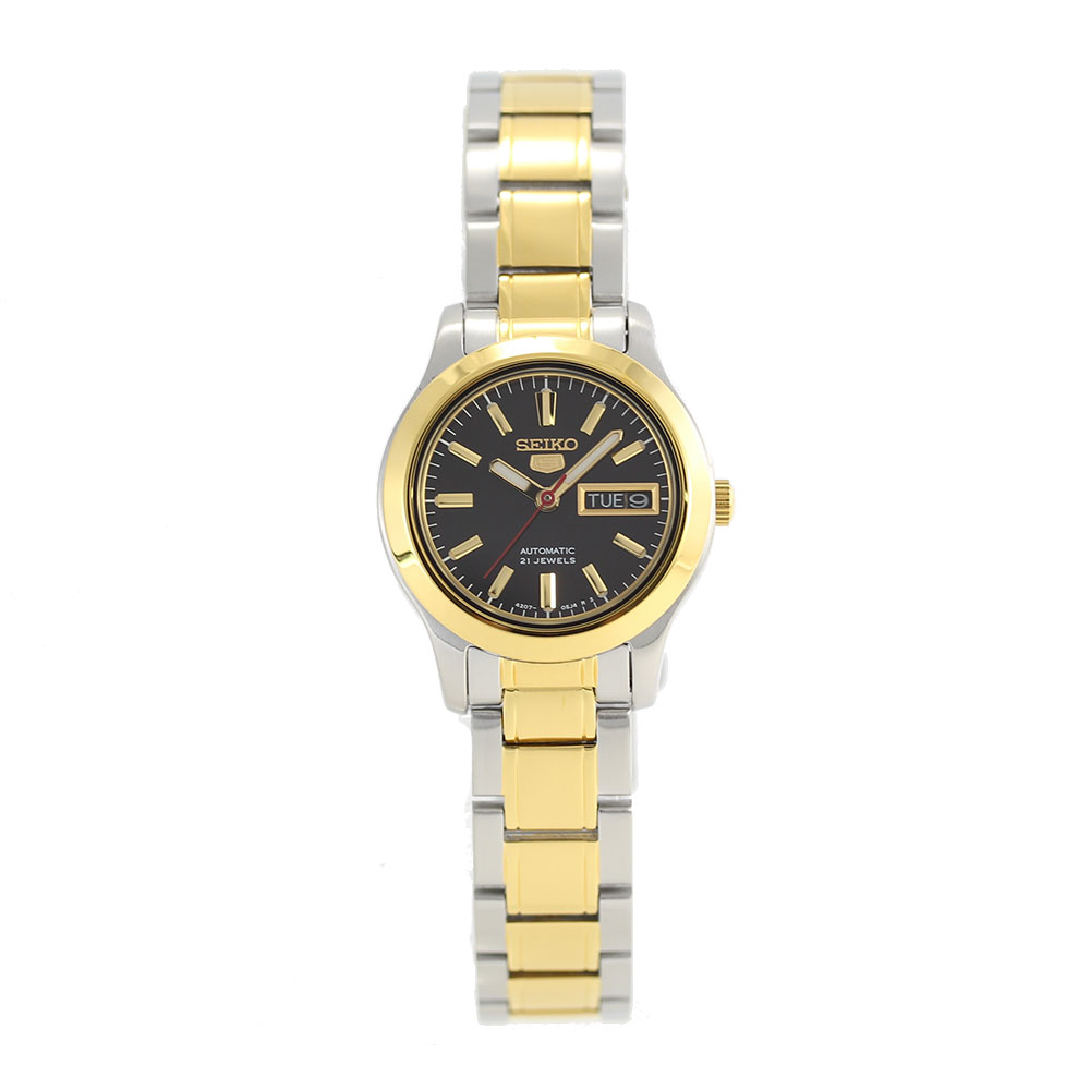 樂天商城 - SEIKO SEIKO5 SYMD94K1 セイコーファイブ 機械式 レディース シルバー ゴールド 腕時計 プレゼント ギフト 1年保証 送料無料
