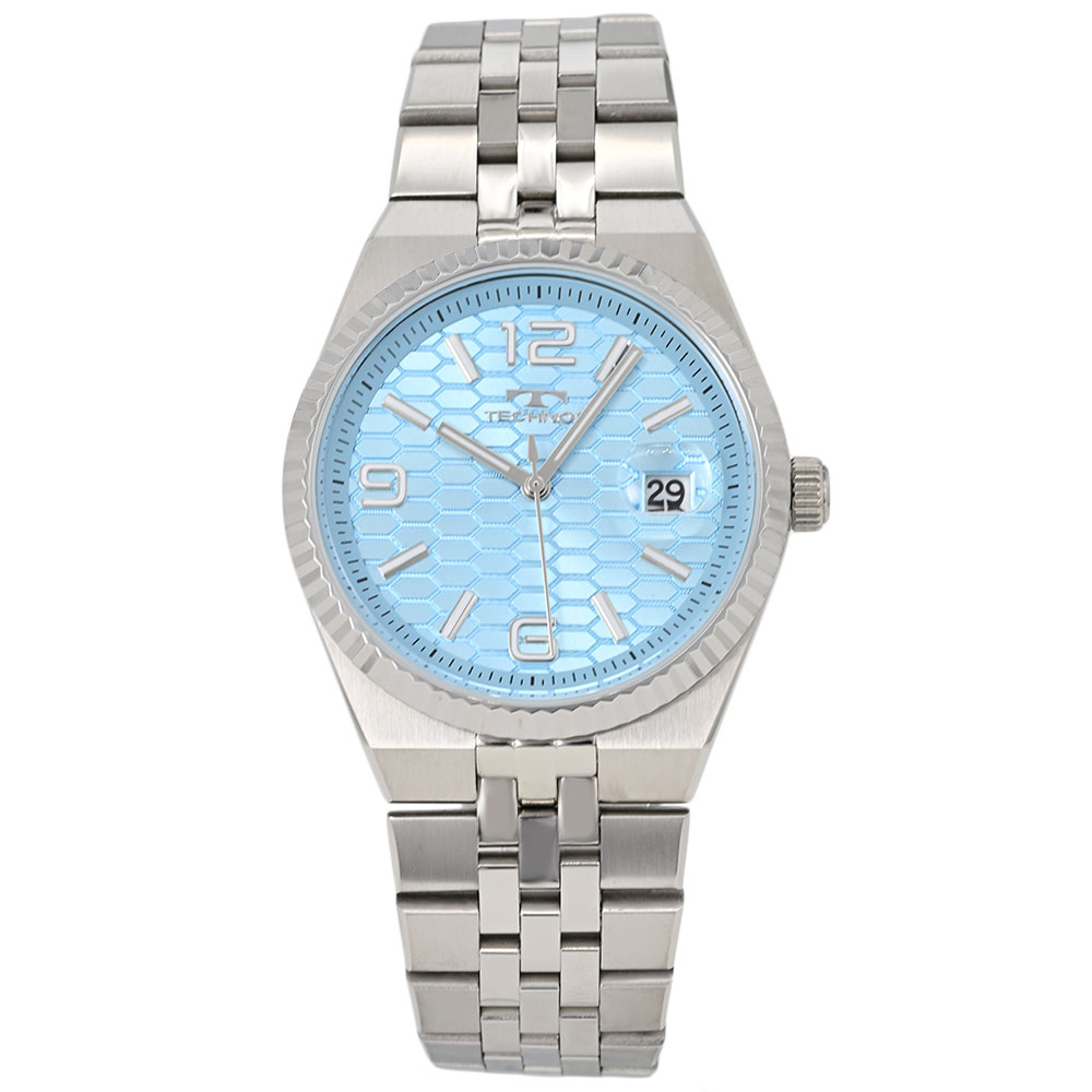 樂天商城 - TECHNOS テクノス T6C36SI アナログ クオーツ ライトブルー メンズ腕時計 プレゼント ギフト メーカー1年保証 送料無料