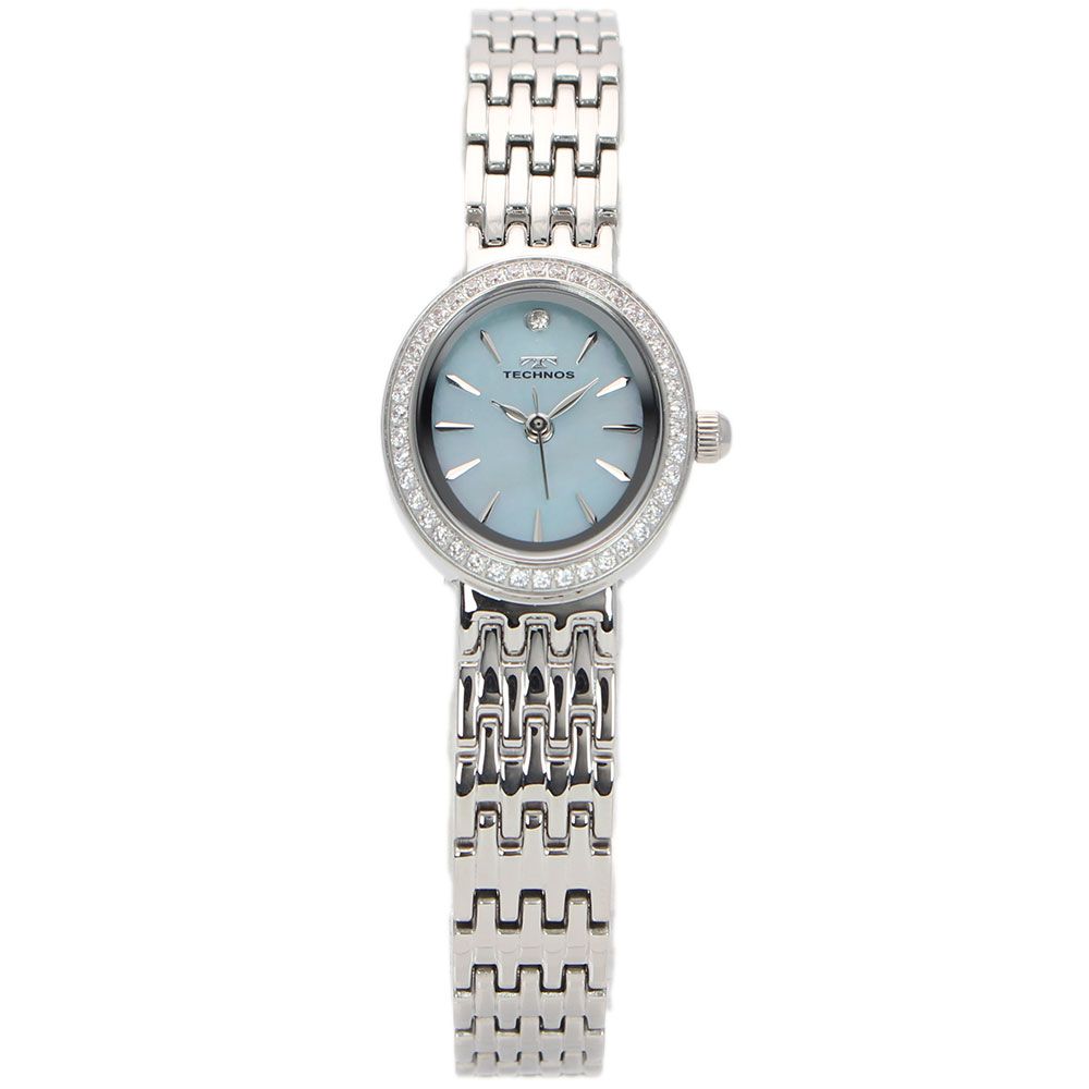 Rakuten - TECHNOS テクノス T9933SI アナログ クオーツ ライトブルーシェル　MOP レディース腕時計 プレゼント ギフト メーカー1年保証 送料無料