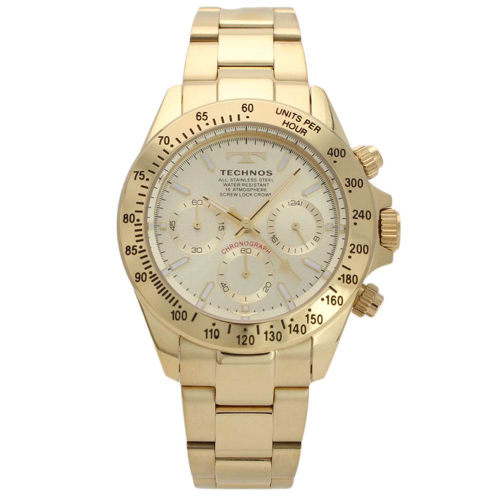 樂天商城 - TECHNOS テクノス T4C01GG アナログ クオーツ ゴールド メンズ腕時計 プレゼント ギフト メーカー1年保証 送料無料