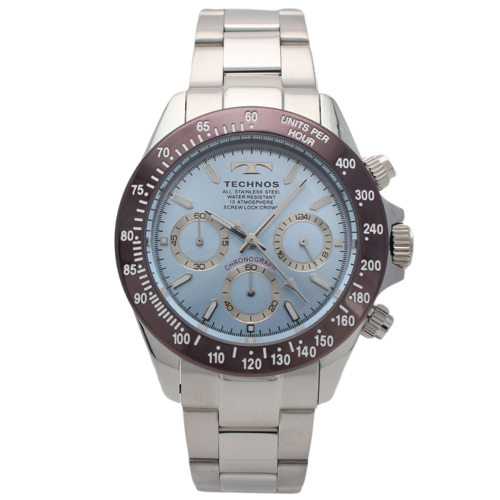 樂天商城 - TECHNOS テクノス T4C02AI アナログ クオーツ アイスブルー メンズ腕時計 プレゼント ギフト メーカー1年保証 送料無料