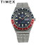 TIMEX Q / タイメックス キュー TW2T80700 腕時計 メンズ ダイバーズルック クオーツ ペプシカラー ネイビー レッド ステンレス ドーム風防
